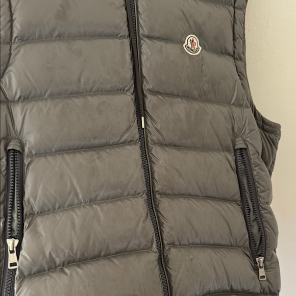 Vintage Moncler Gray Quilted Puffer Vest - Picture 3 of 12
